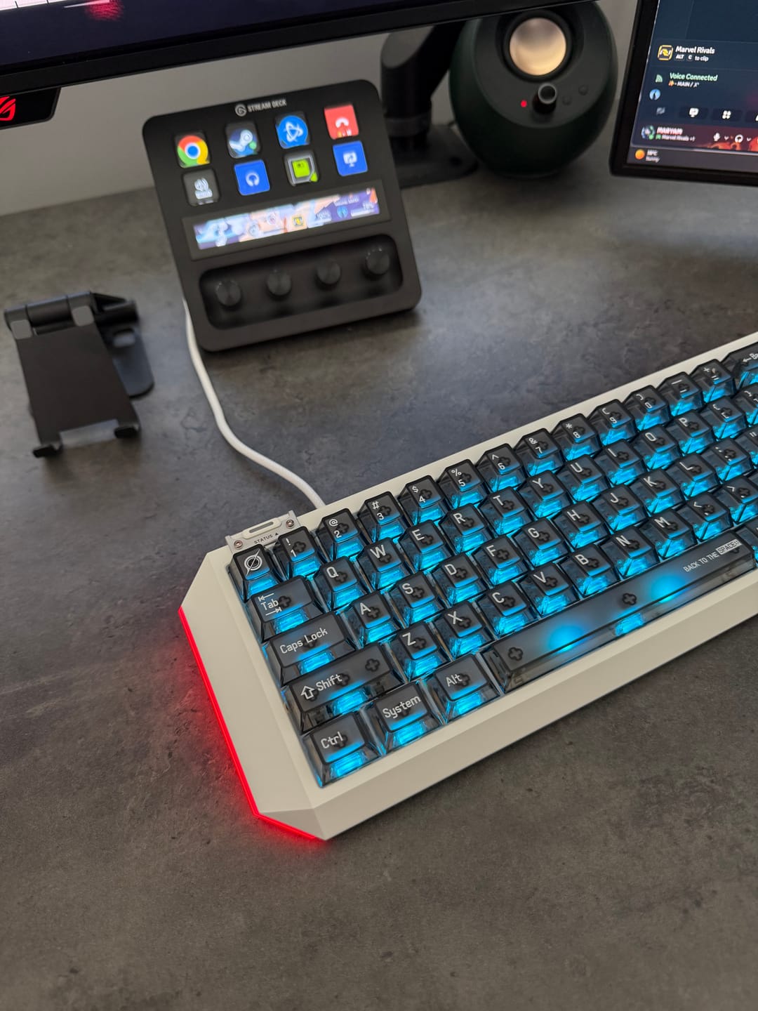 Customer photo review of Centauri60/80 Hall Effect Gaming Keyboard