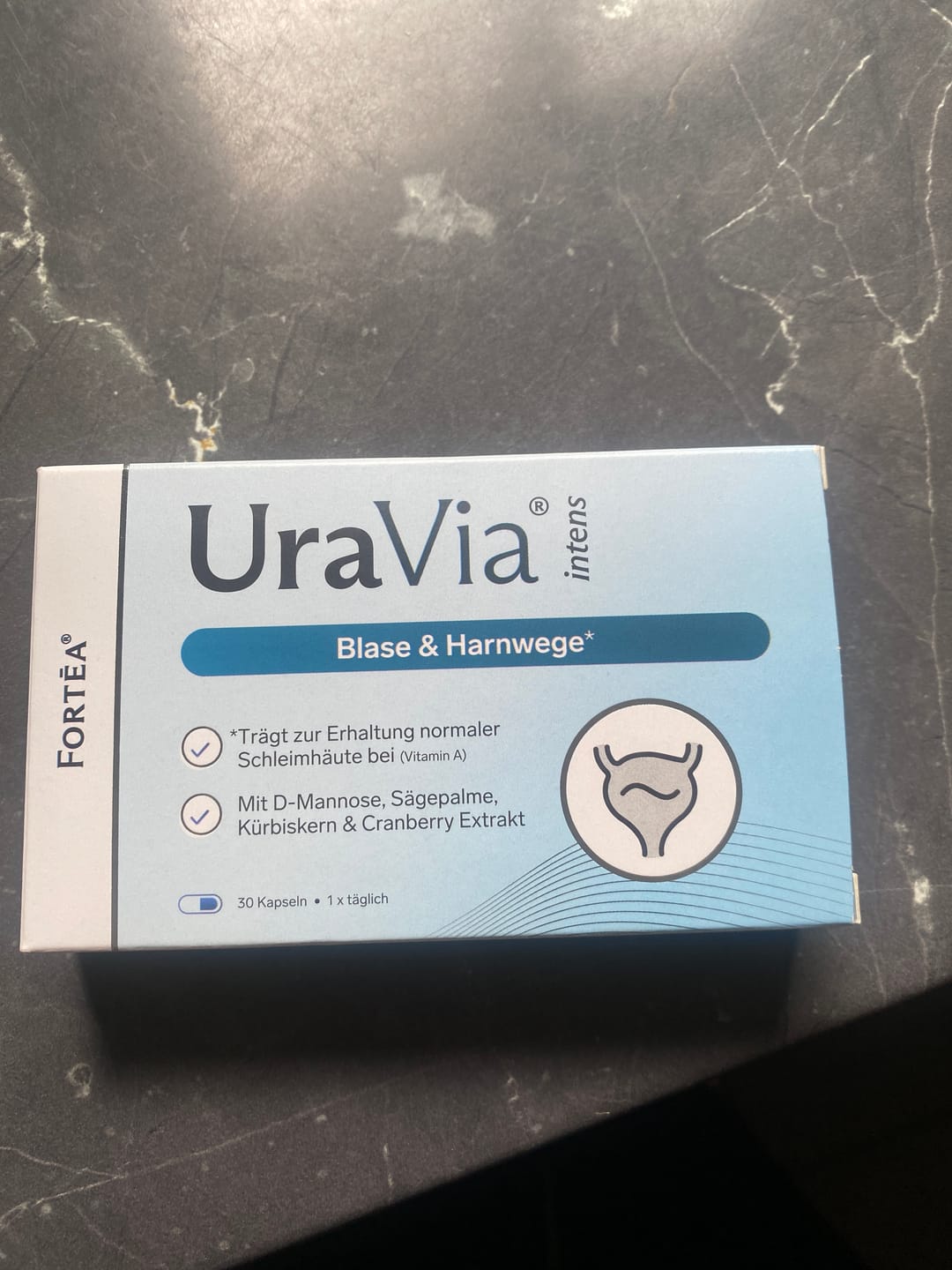 Customer photo review of UraVia® intens – Blase & Harnwege
