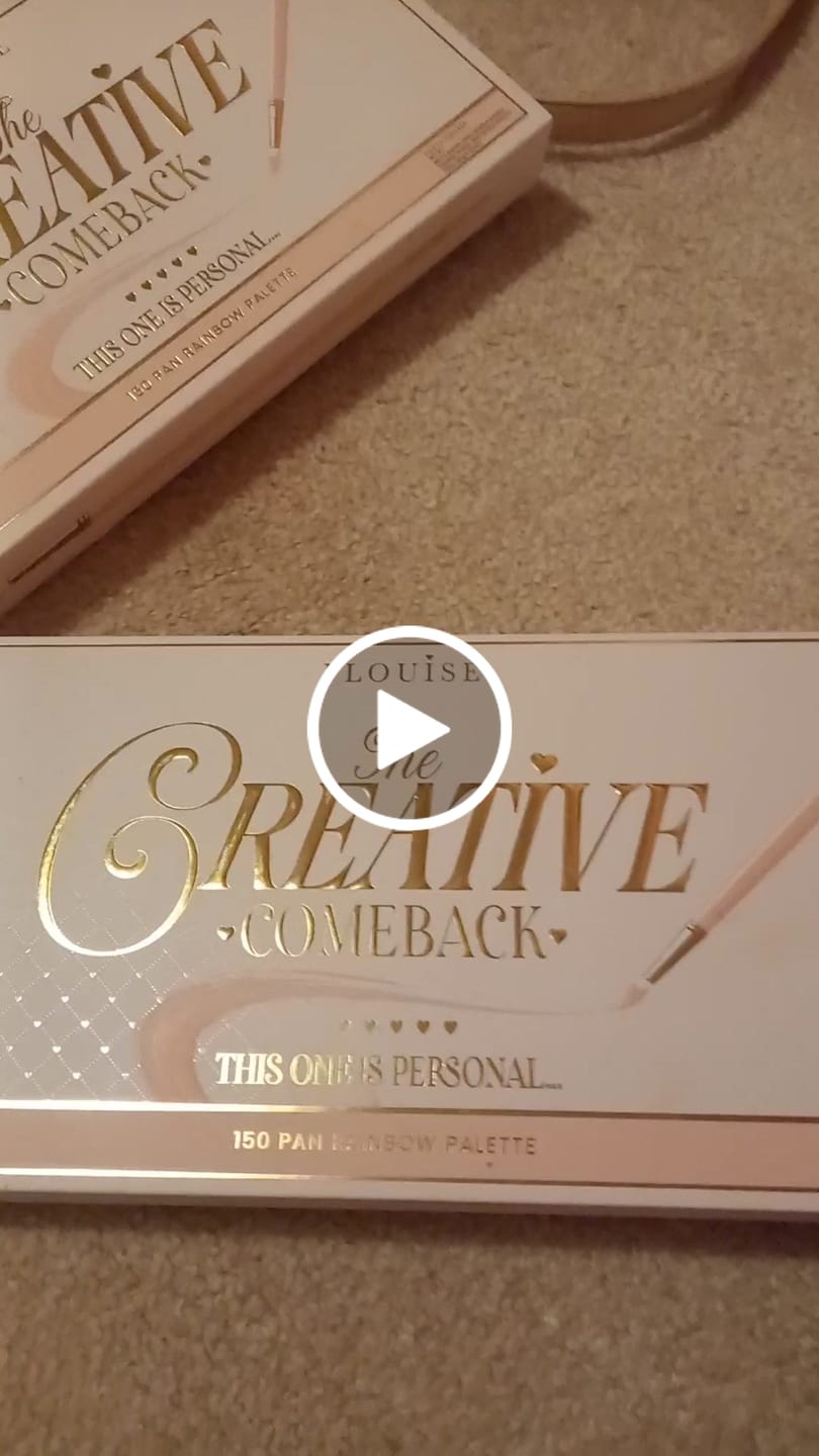 Customer video review of Creative Comeback XXXL Palette