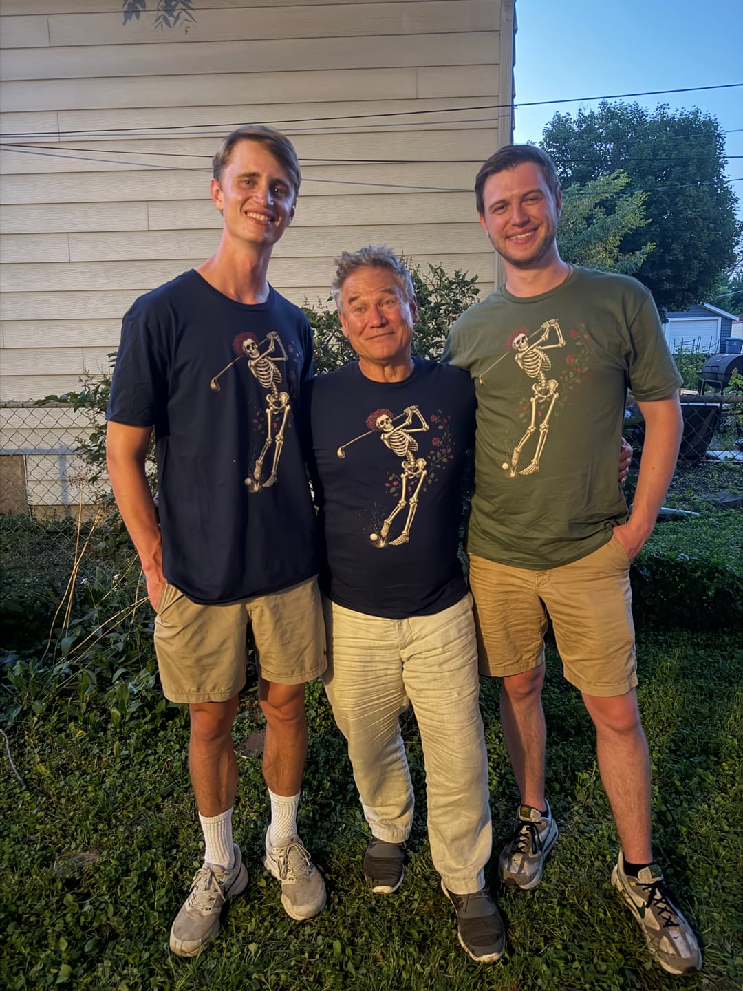 Customer photo review of Rose Skeleton Swing Tee