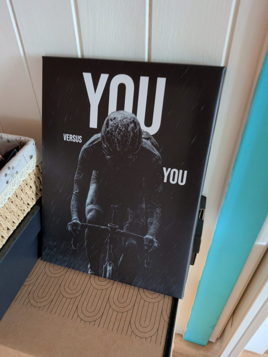Customer photo review of You vs You – das Mindset-Wandbild für dein Training | canvArt