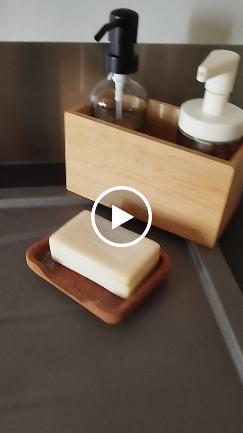Customer video review of Porte-savon liège