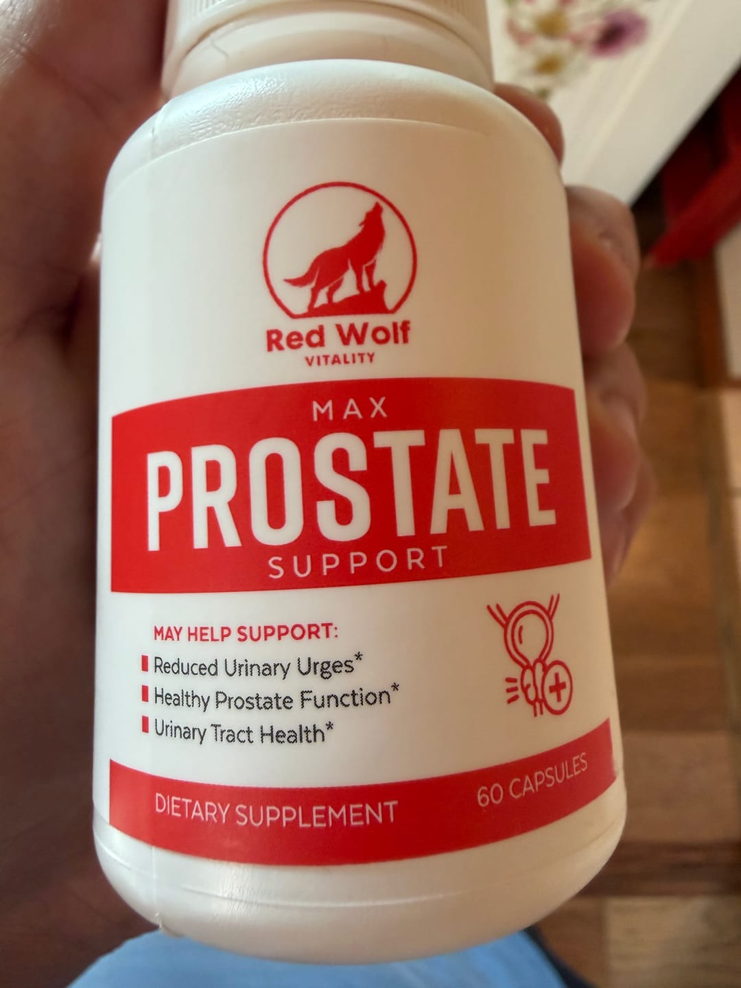 Customer photo review of Max Prostate Support