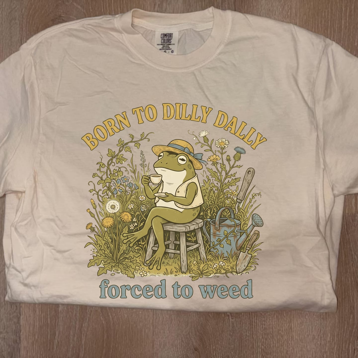 Customer photo review of Born To Dilly Dally T-Shirt