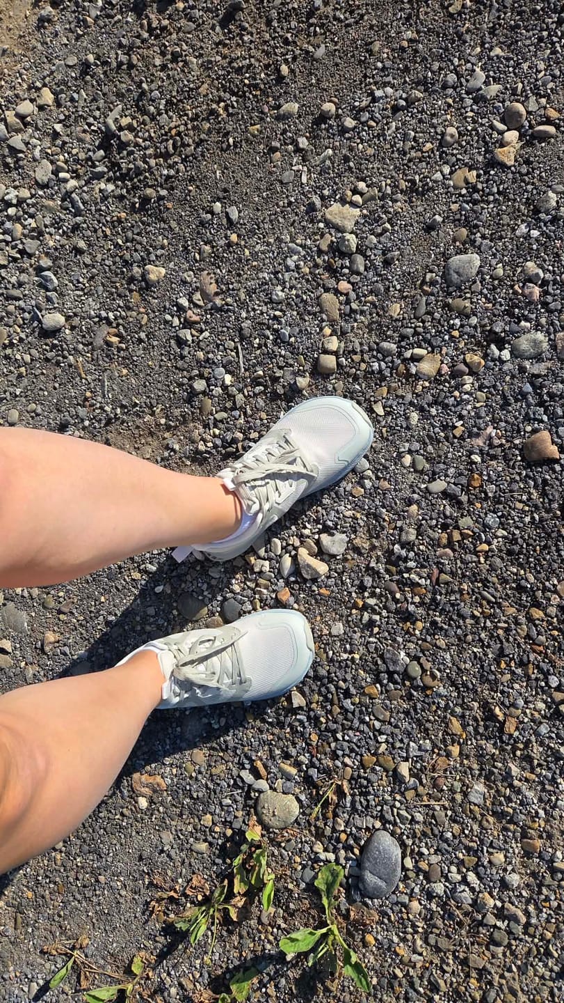 Customer photo review of Aurora - Wide Toe Sneakers