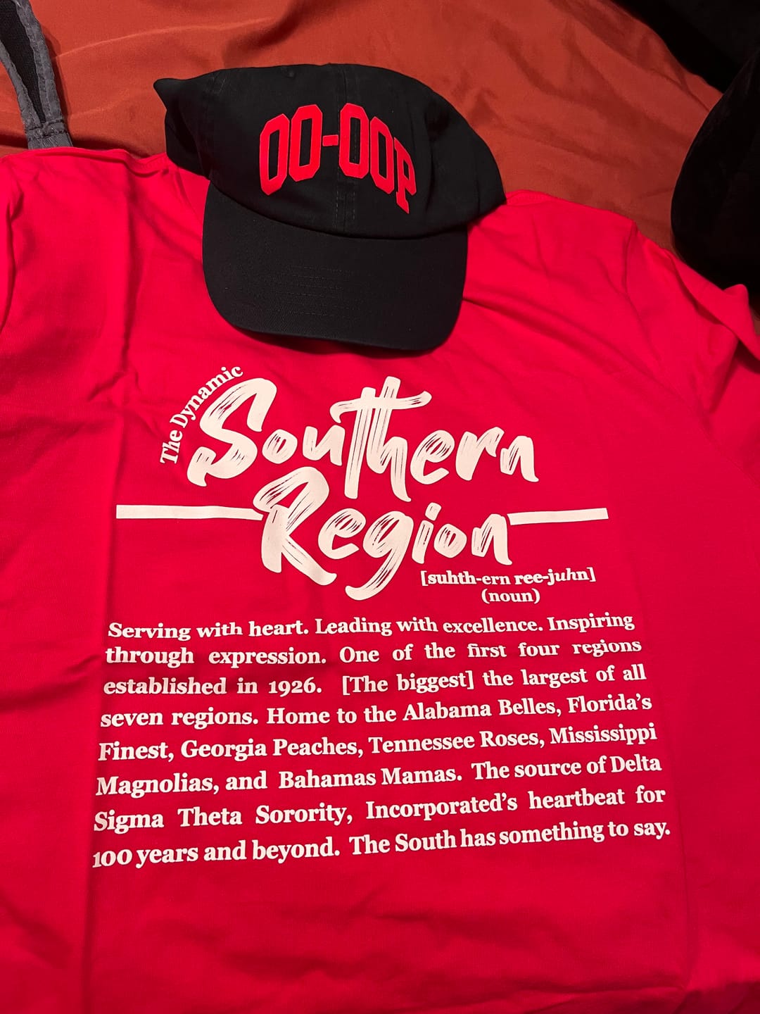 Customer photo review of Short Sleeve Southern Region 100 Tee
