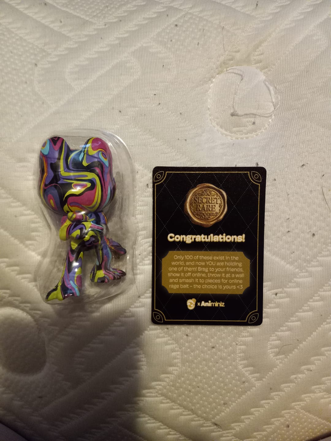 Customer photo review of Abstraction Animiniz Blindbox