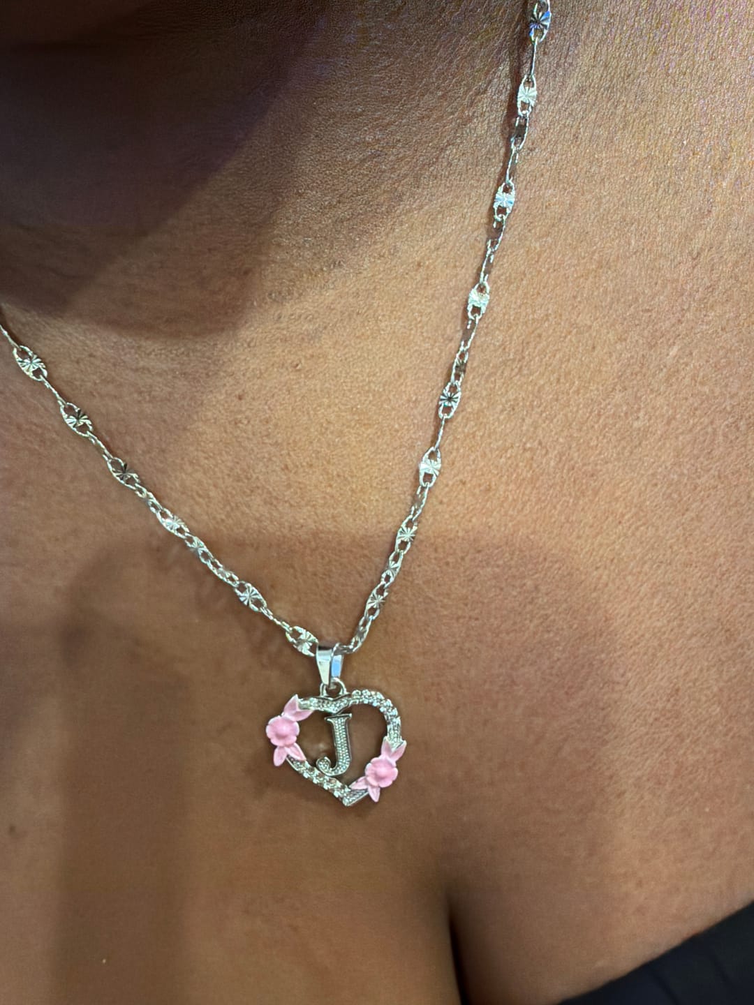 Customer photo review of Kids Custom Name Necklace