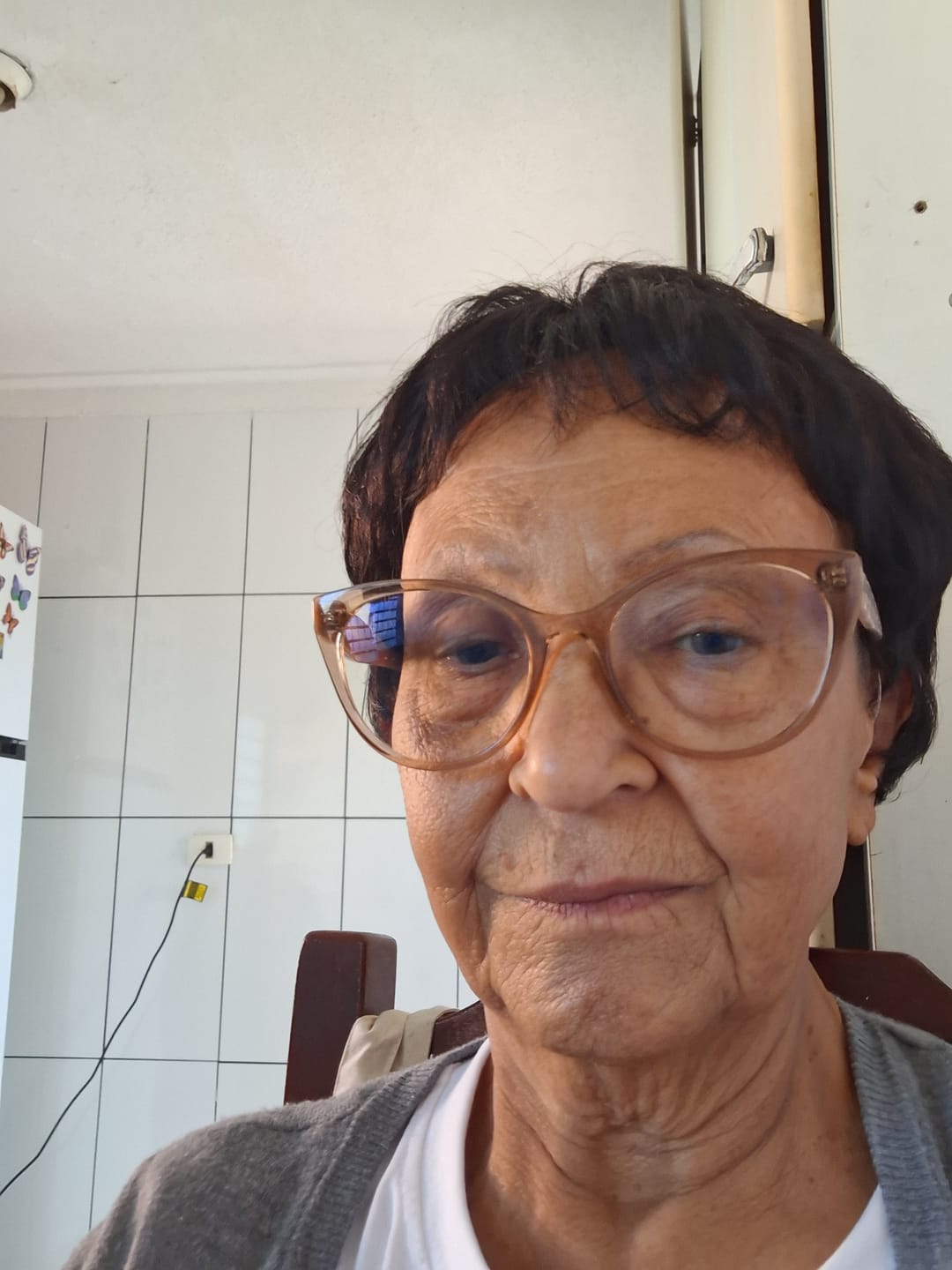 Customer photo review of Peruca Humana Rafaela Curta