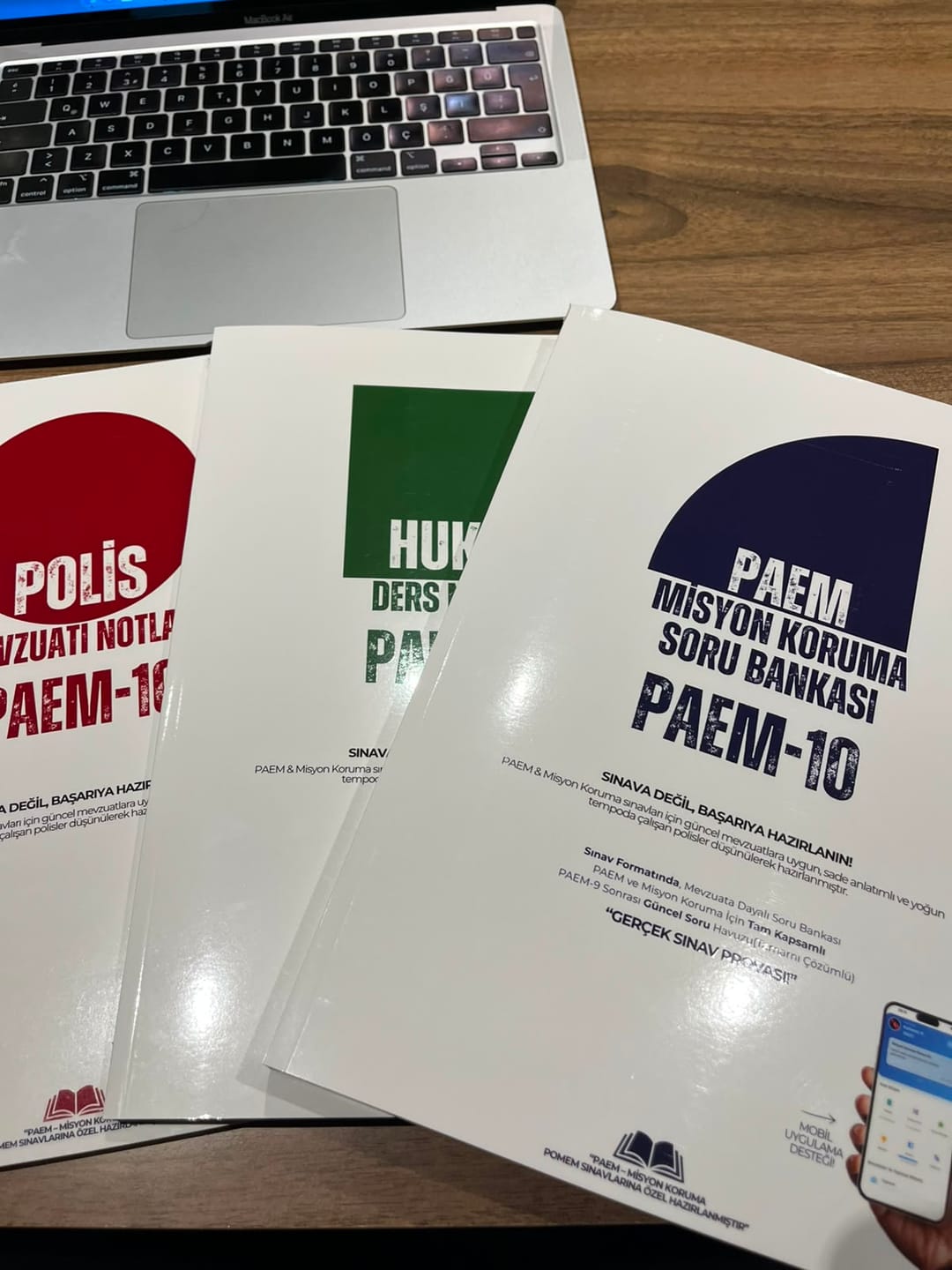Customer photo review of PAEM-10 | 3 KİTAP (Tüm Dersler ve Soru Bankası) Mobil Uygulama Hediye