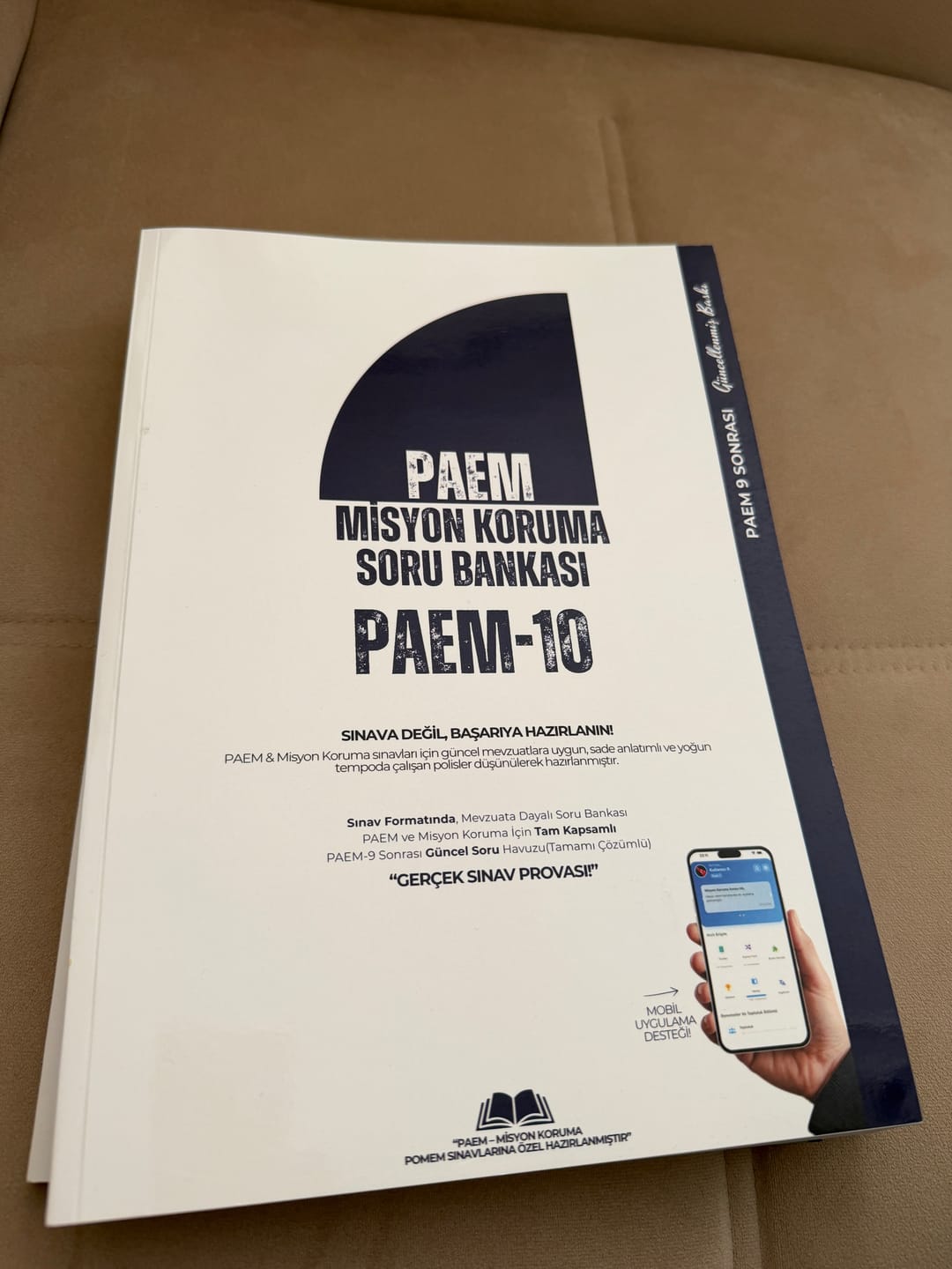 Customer photo review of PAEM-10 | 3 KİTAP (Tüm Dersler ve Soru Bankası) Mobil Uygulama Hediye