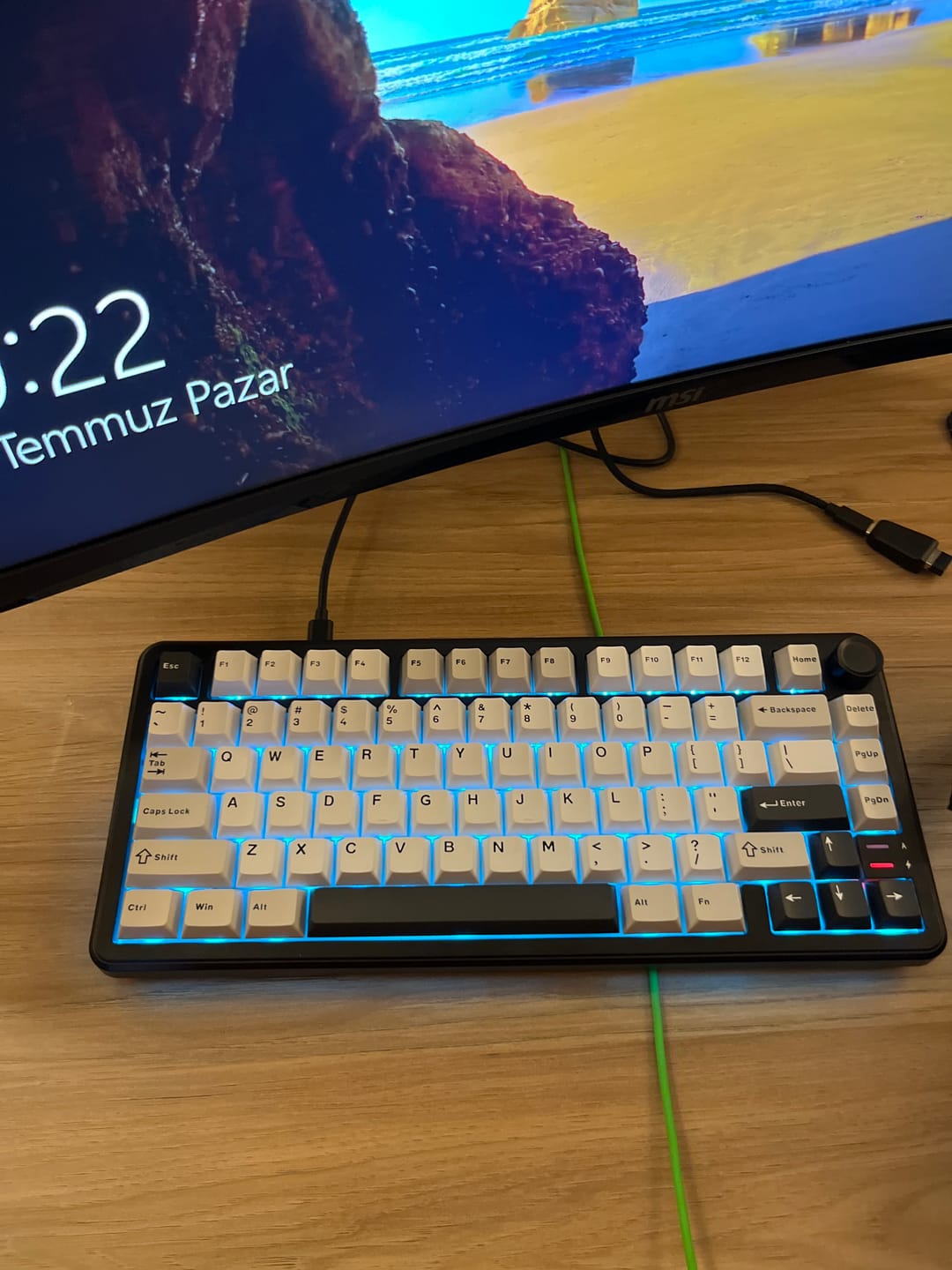 Customer photo review of WEIKAV WK75 Mekanik Klavye