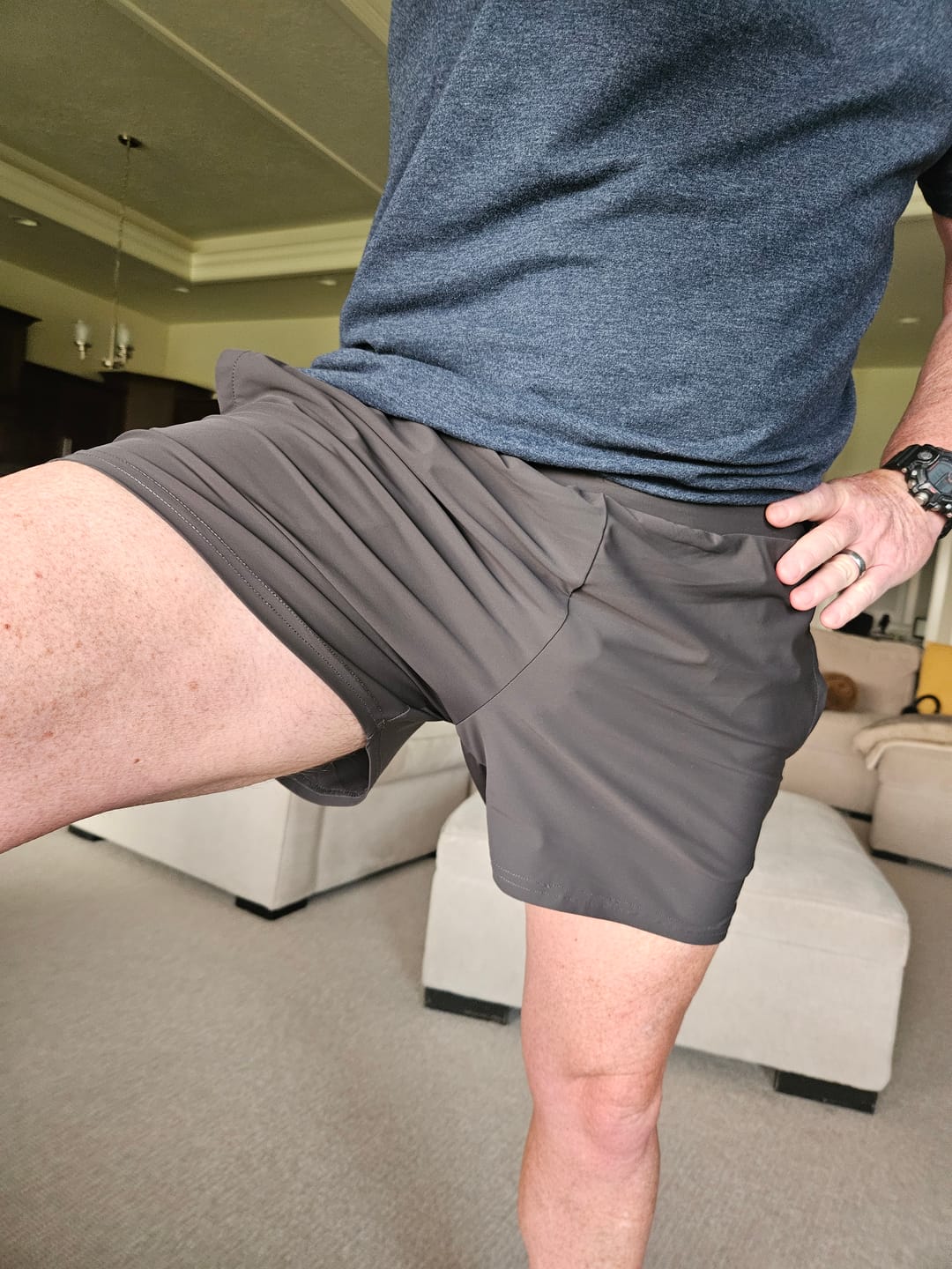 Customer photo review of Essential Shorts - 5" Inseam | Pre-Order