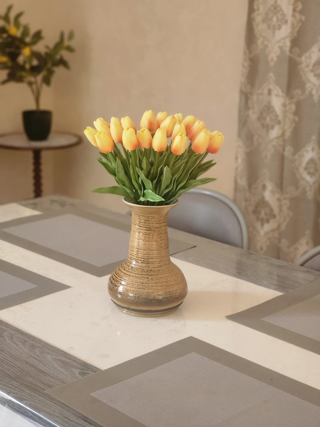 Customer photo review of Tulipes - Pêche (25 Tiges)