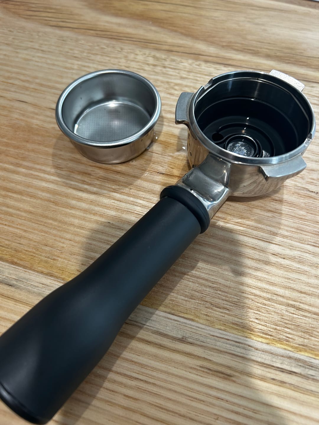 Customer photo review of EP Electro Polished Filter Basket - 54mm
