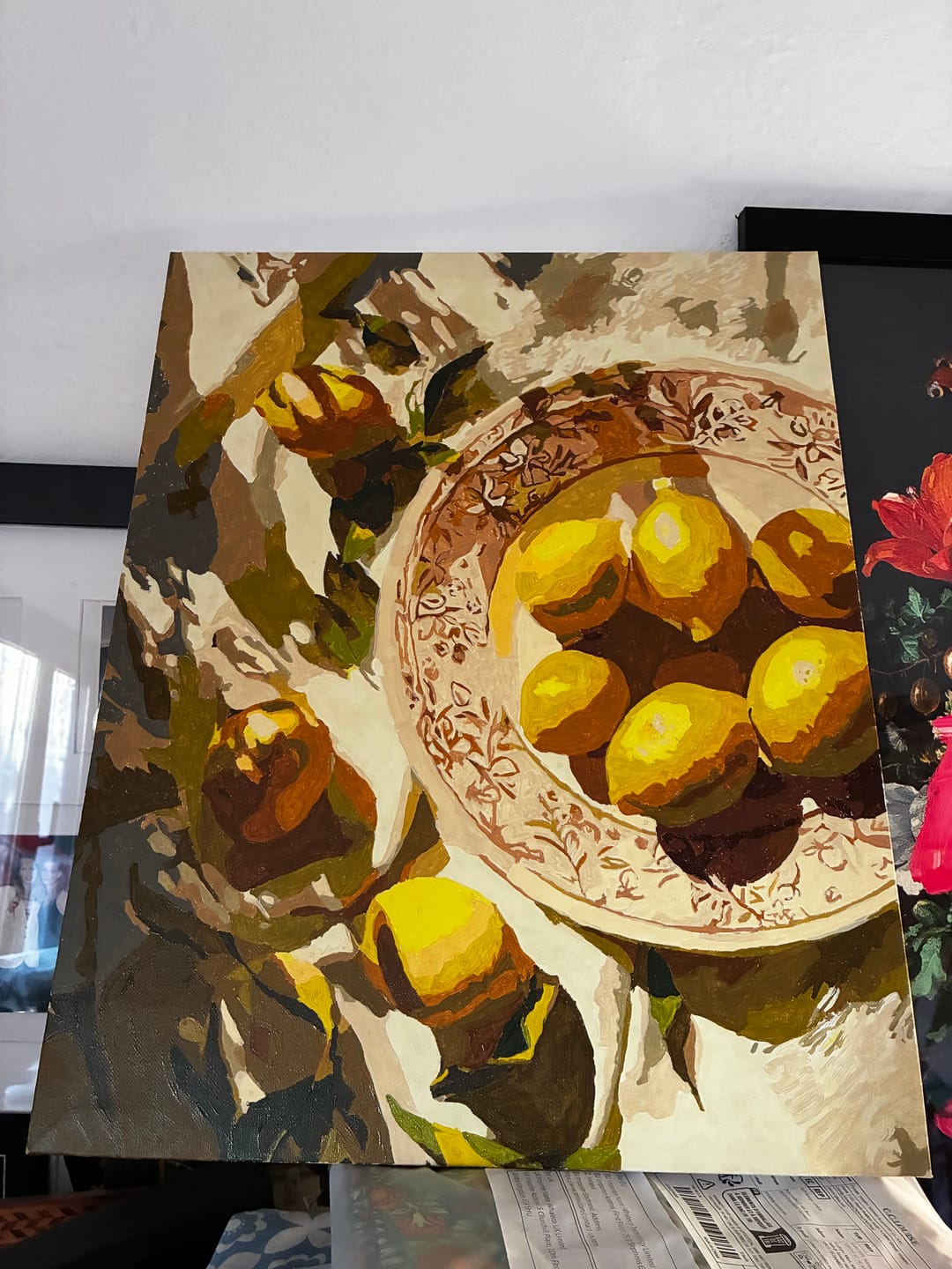 Customer photo review of Lemon Harvest | Paint by Number