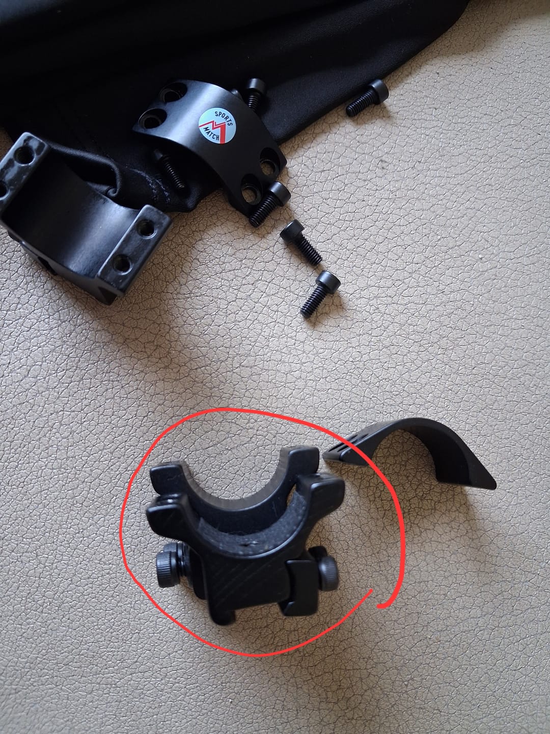Customer photo review of Hawke Match Mount 1'' 2 Piece  9-11 Low -  Medium