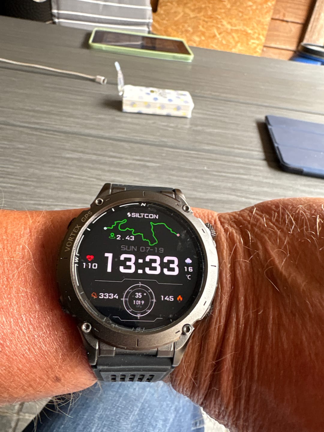 Customer photo review of Siltcon® Vortex GPS Smartwatch