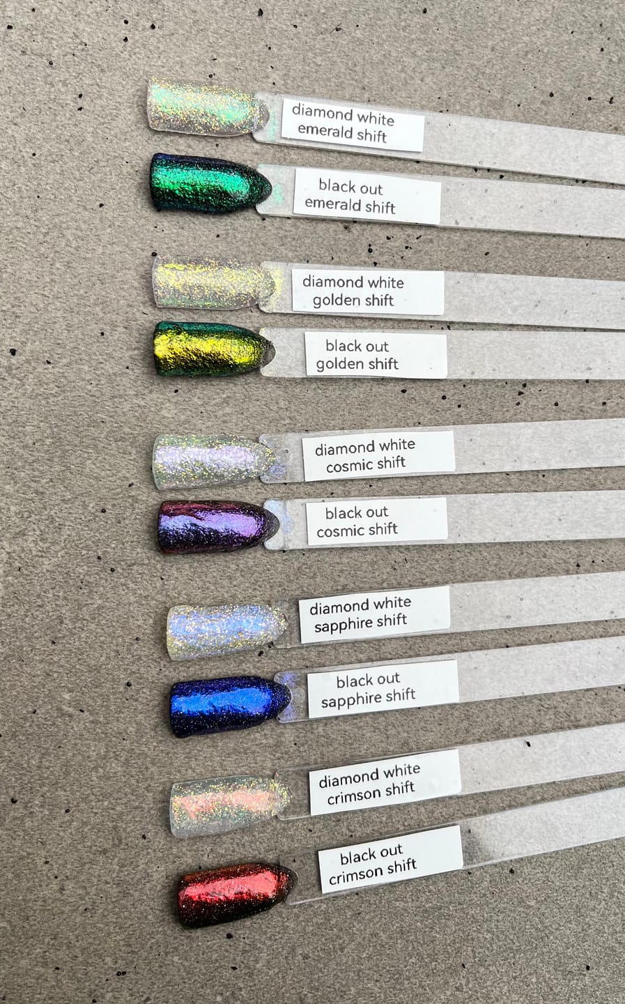 Customer photo review of Sapphire Shift Chrome Powder