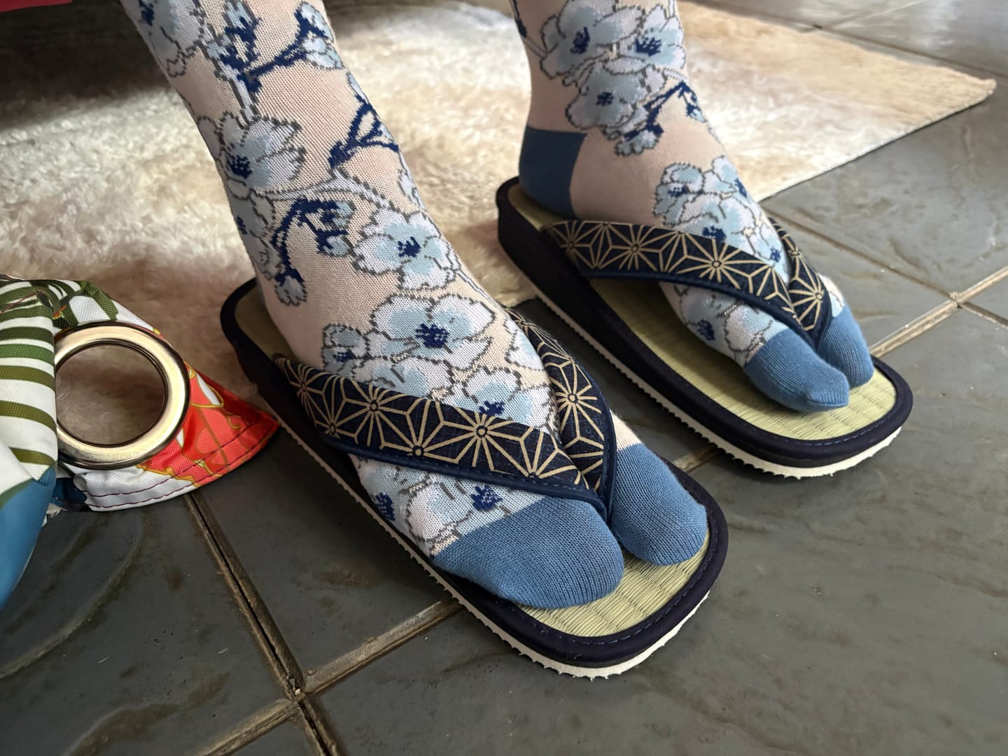 Customer photo review of Chaussettes Tabi Blossom