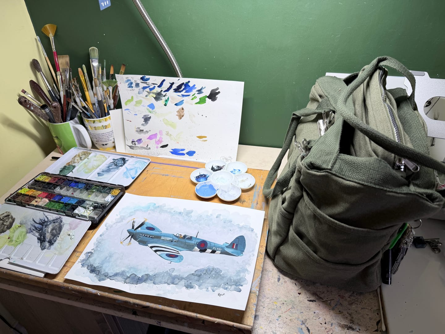 Customer photo review of Soolla® Studio Pouch, Deep Forest Green
