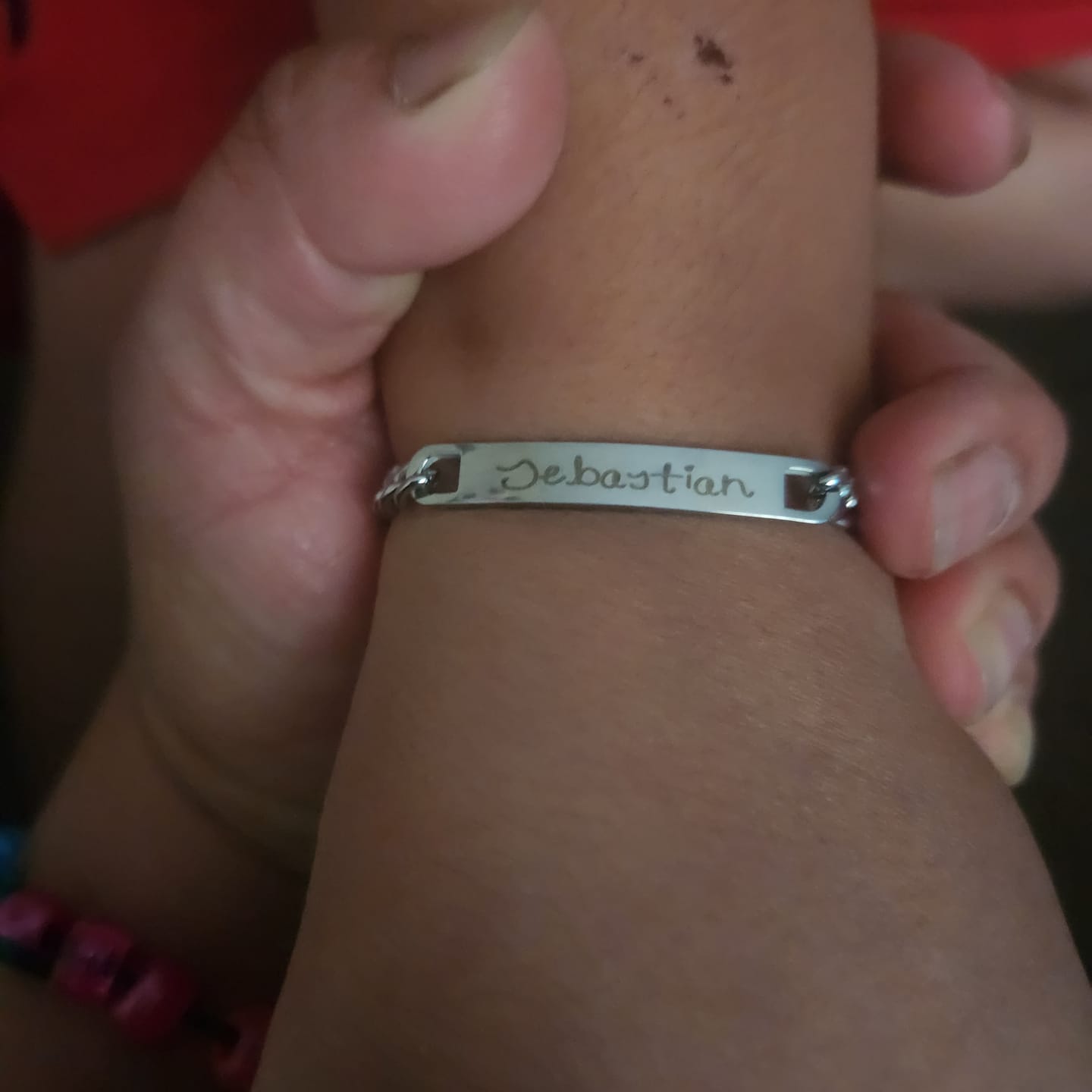 Customer photo review of Engraved Bracelet Set - W/ Eternal Rose Box