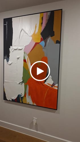 Customer review photo for Colorful Painting #CA043