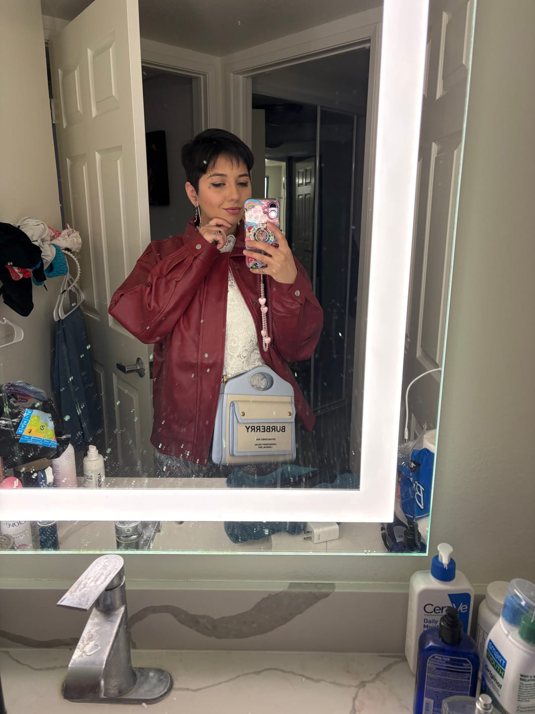 Customer photo review of Aelfric Eden Vintage Leather Jacket