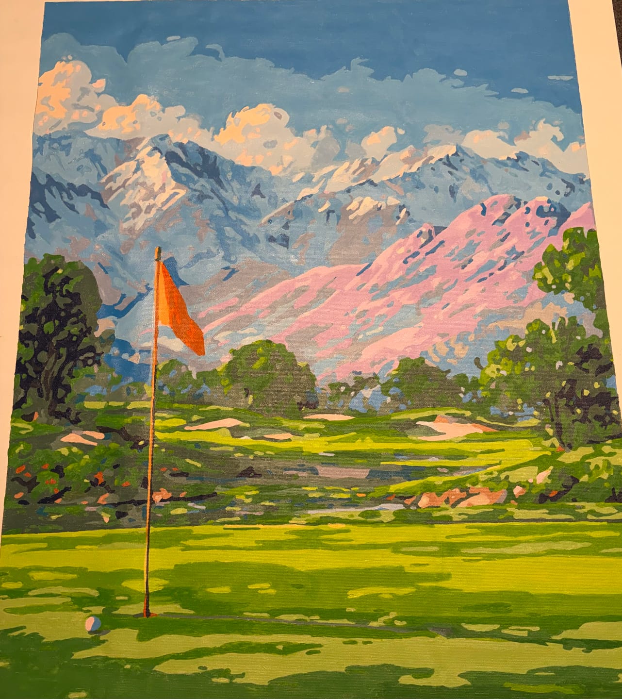 Customer photo review of Golfing Landscape