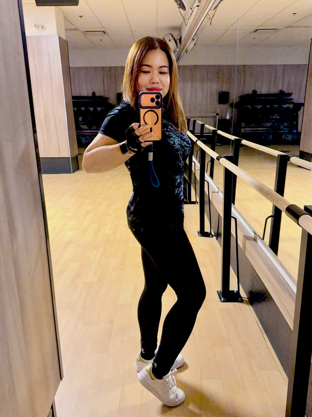 Customer photo review of Black Ultra-High Waist Training Leggings