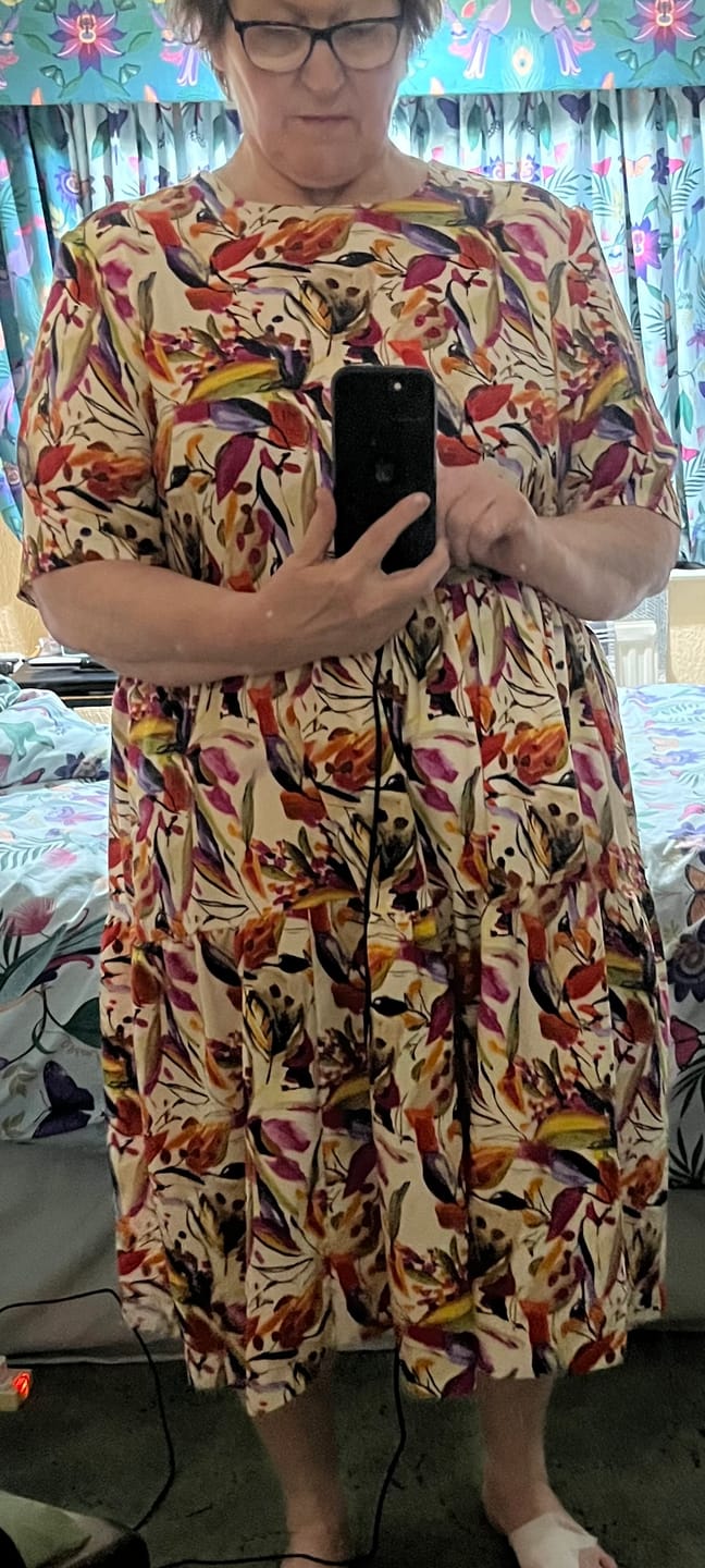 Customer photo review of Abstract Bloomscape Viscose Fabric
