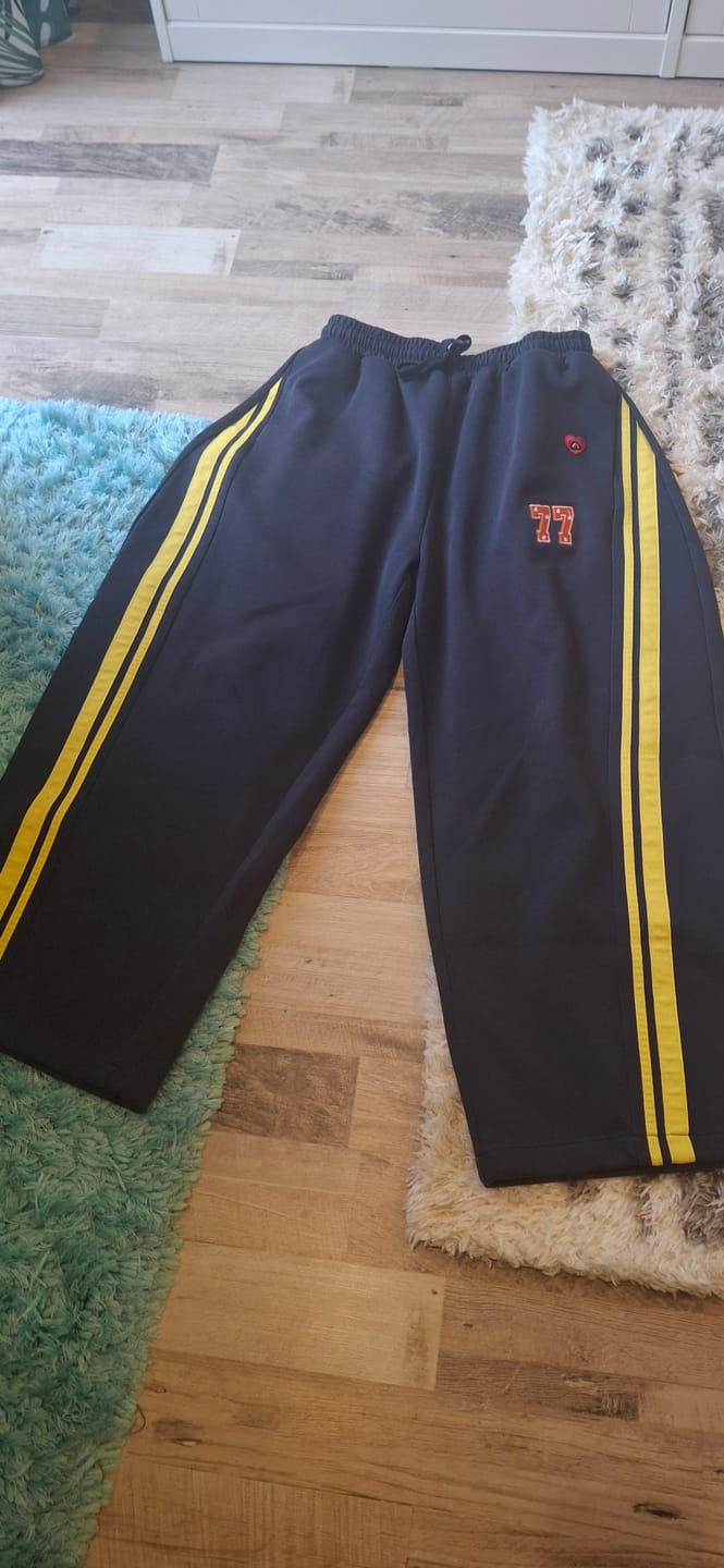 Customer photo review of Aelfric Eden Stripe Baggy Barrel Sweatpants