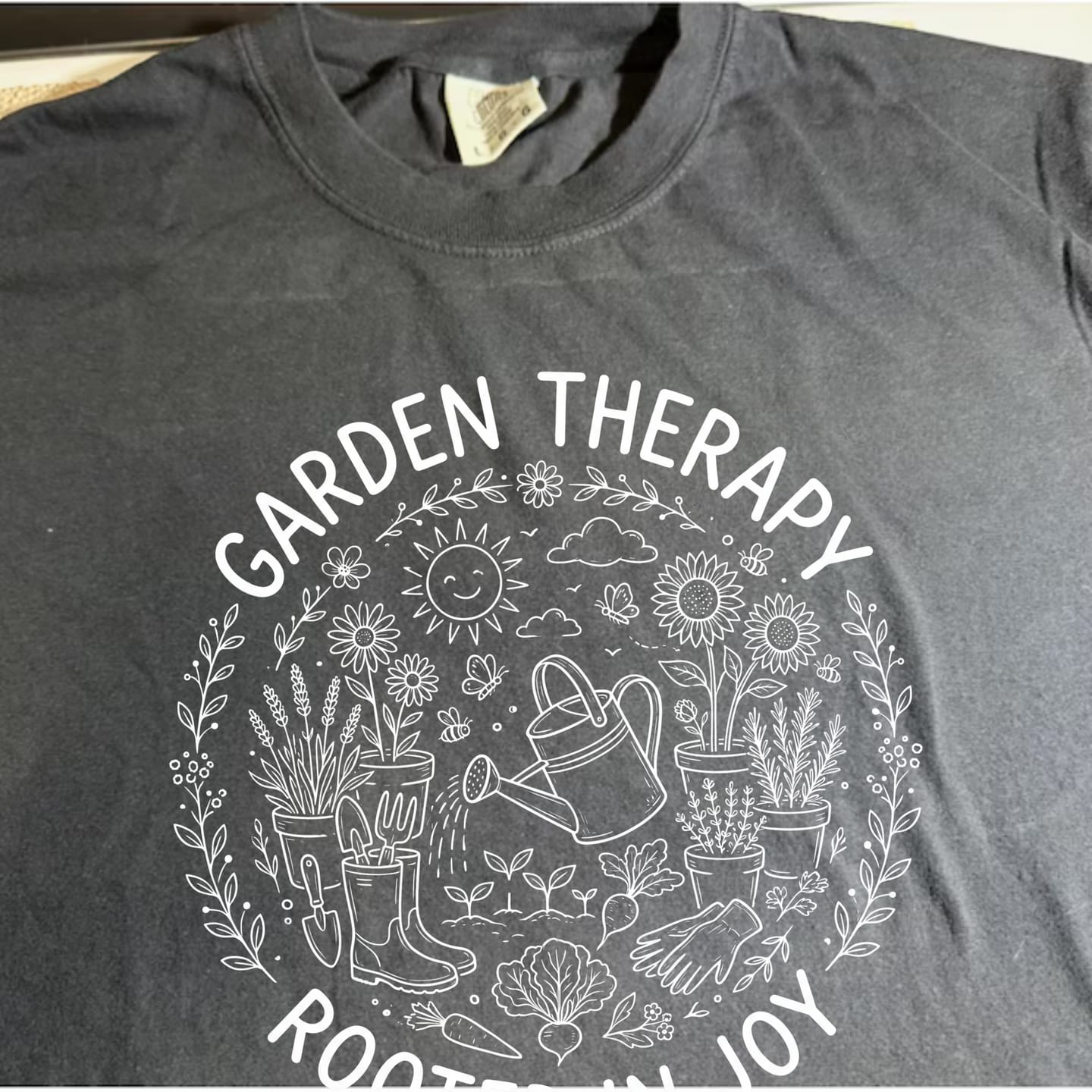 Customer photo review of Garden Therapy T-Shirt
