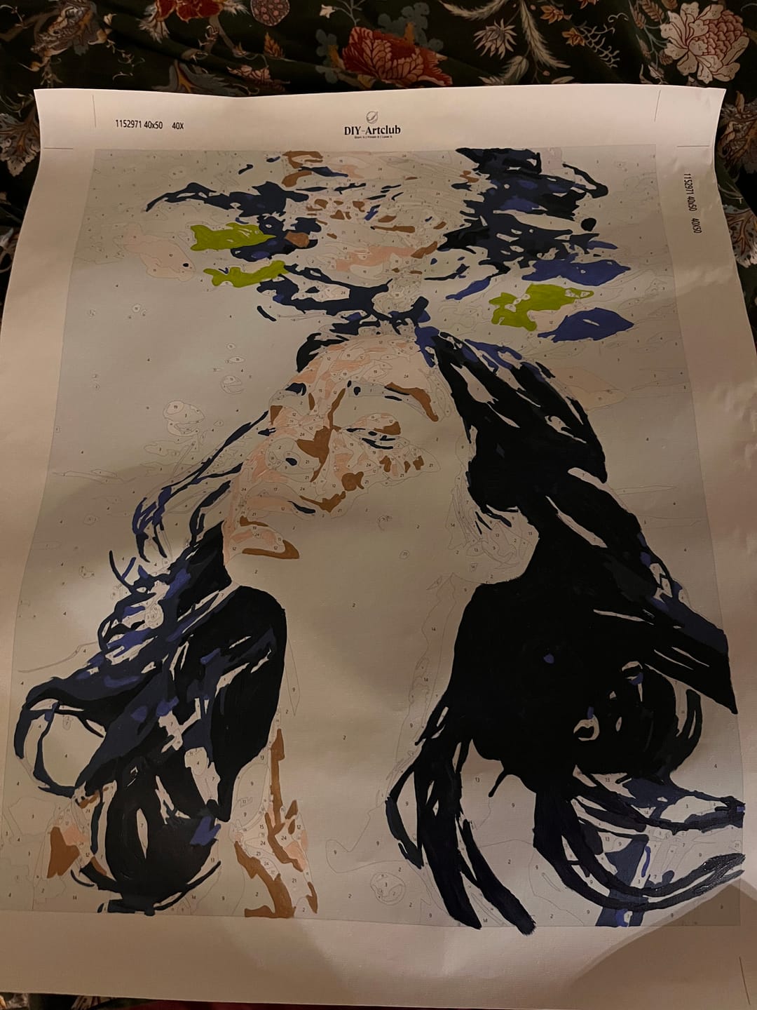 Customer photo review of A Quiet Beneath | Paint by Number