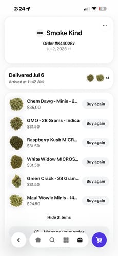Raspberry Kush MICROS - 28 Grams - Indica photo review