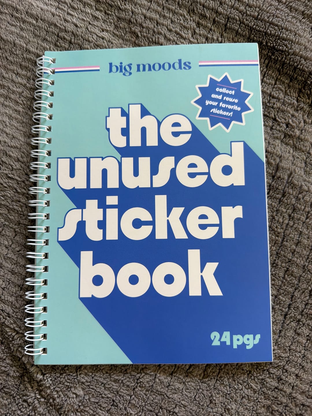 Customer photo review of The Unused Sticker Book