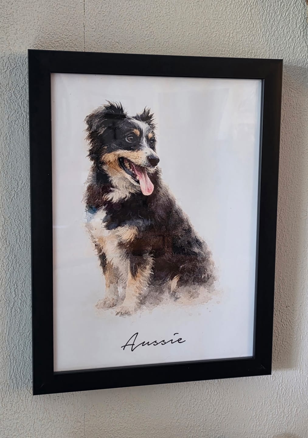 Customer photo review of Water colors - Personalized Poster