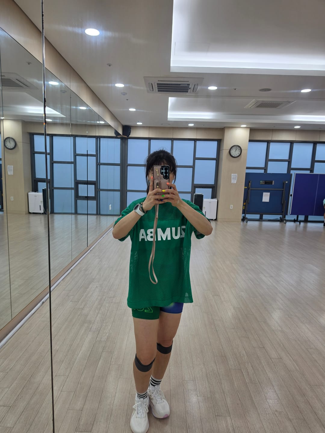Customer photo review of Color Spree Boxy Mesh Top