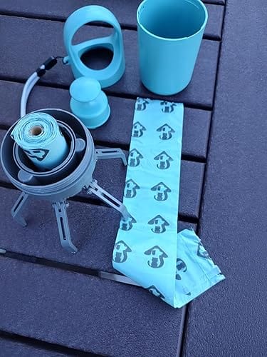 Customer photo review of Dog Poop Scooper with Bags - Portable Pet Waste Cleaner