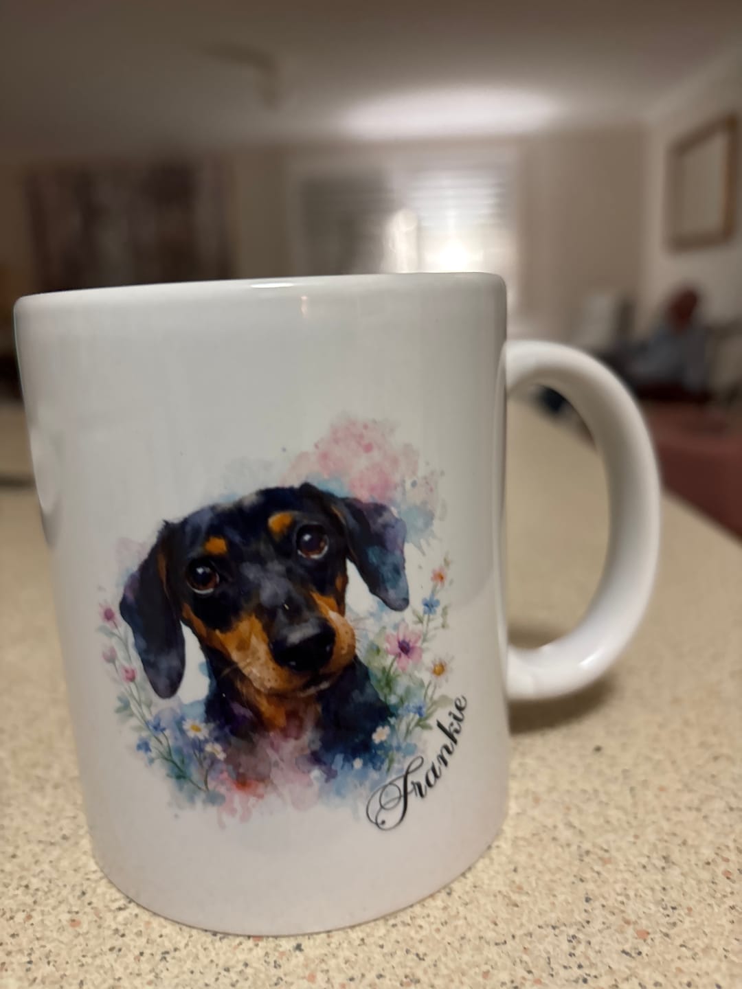 Customer photo review of Personalised Mug - Watercolour