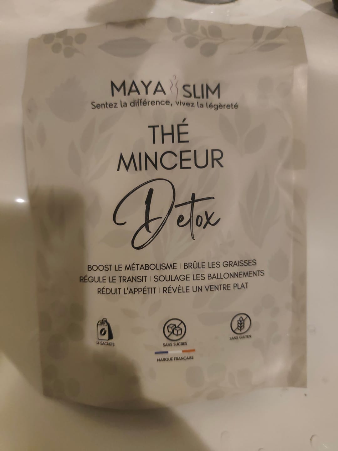 Customer photo review of Thé Minceur Detox