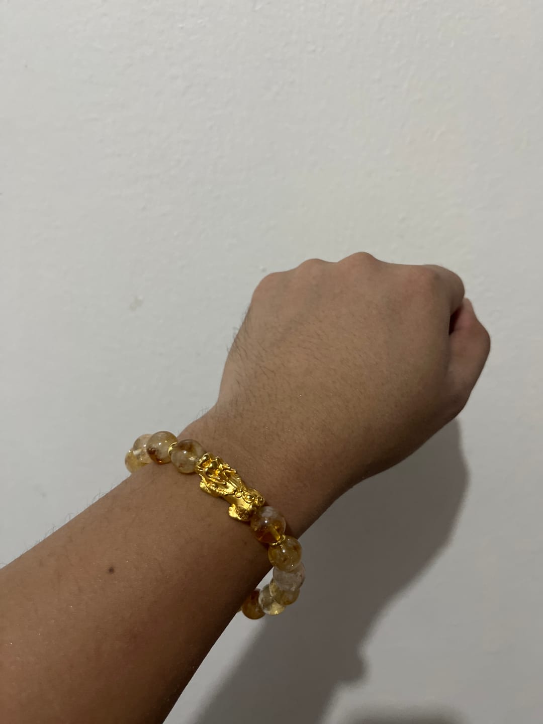 Customer photo review of 2026 Color of the Year Gold-Citrine-PiYao for Abundance-Success-Good Fortune