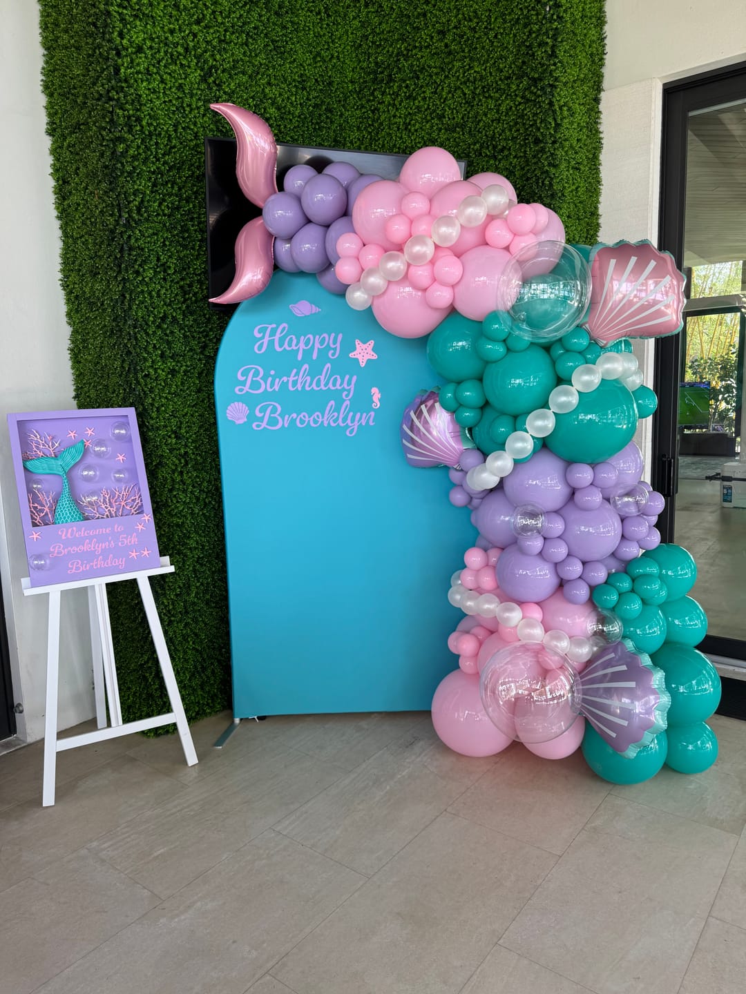 Customer photo review of 4x7ft Chiara Arched Backdrop Frame Custom Arched Wall Backdrop Cover for Party Decoration