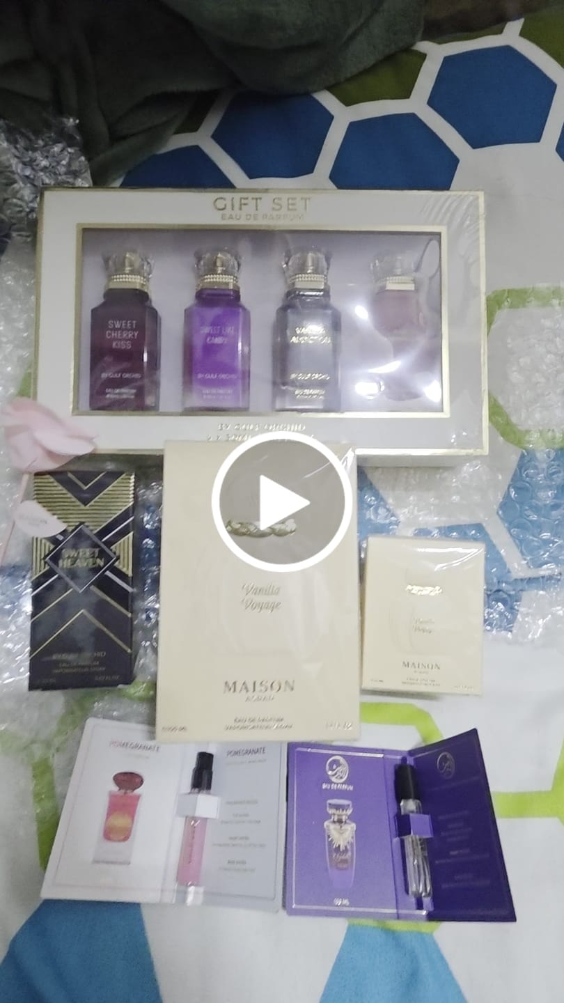 Customer video review of MYSTERY SAMPLE Maison Asrar