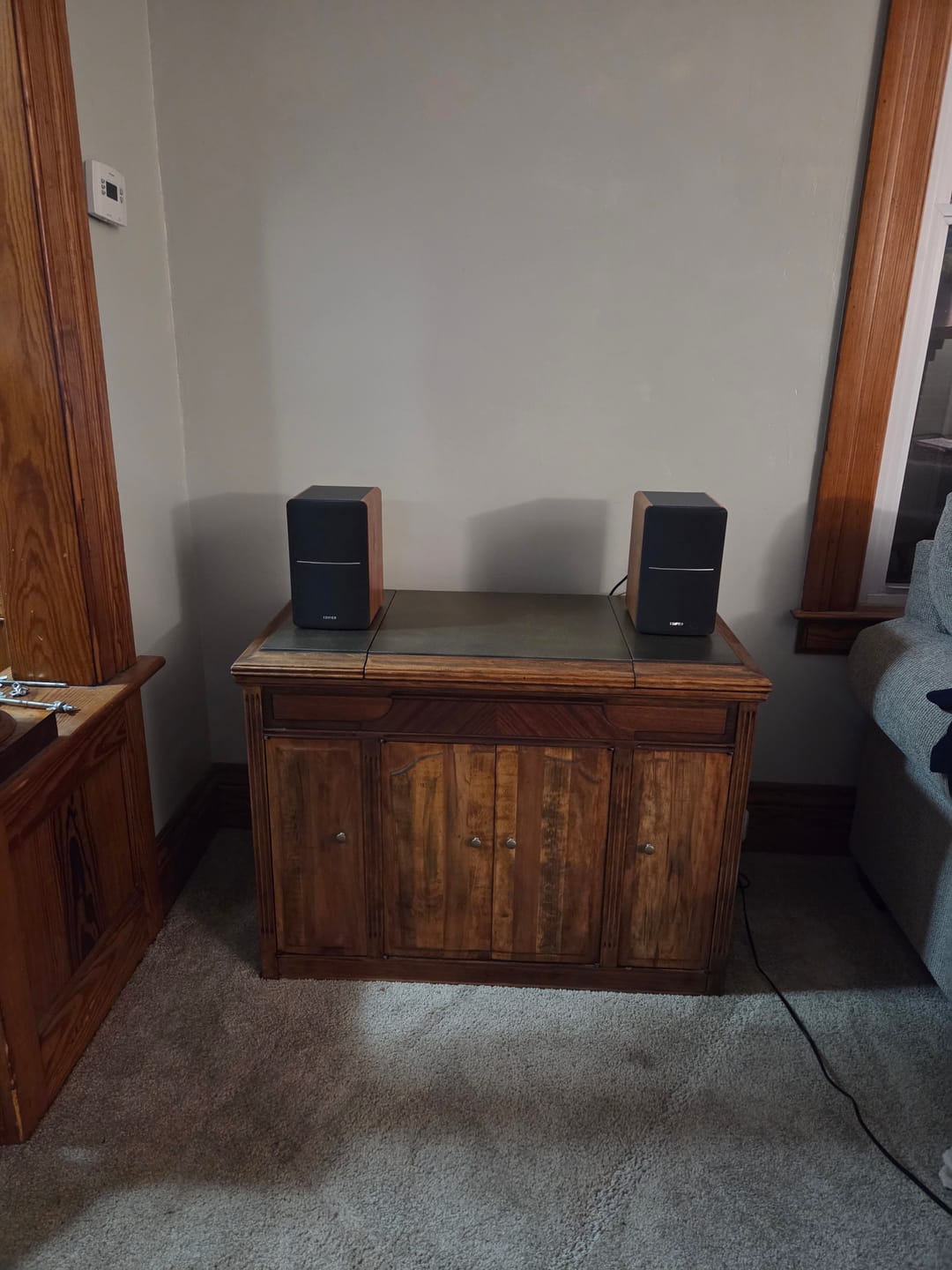 Customer photo review of R1280DBs Powered Bluetooth Bookshelf Speakers(Certified Refurbished)