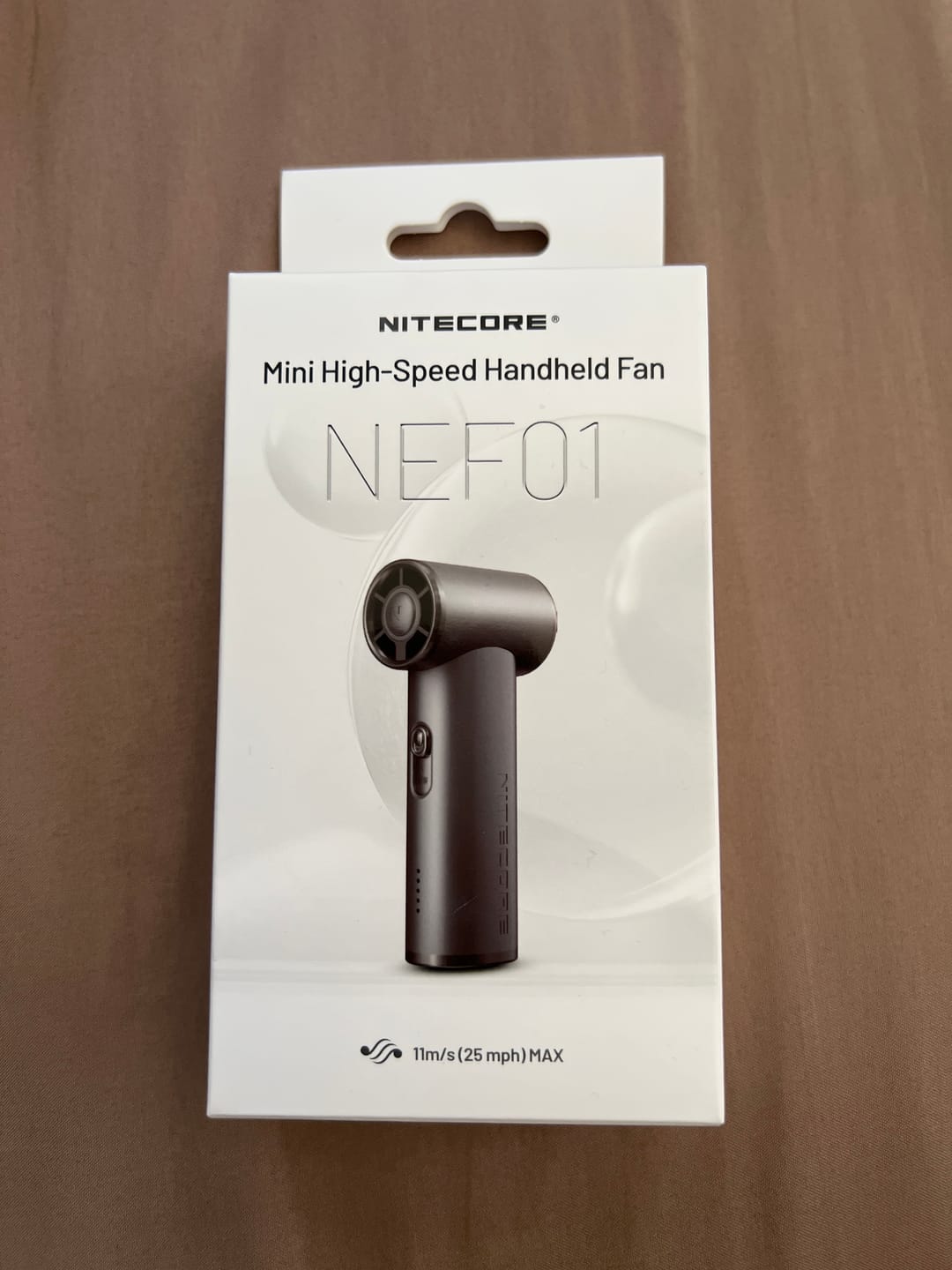 Customer photo review of NEF01 - Mini High-Speed Handheld Fan (4,000mAh)