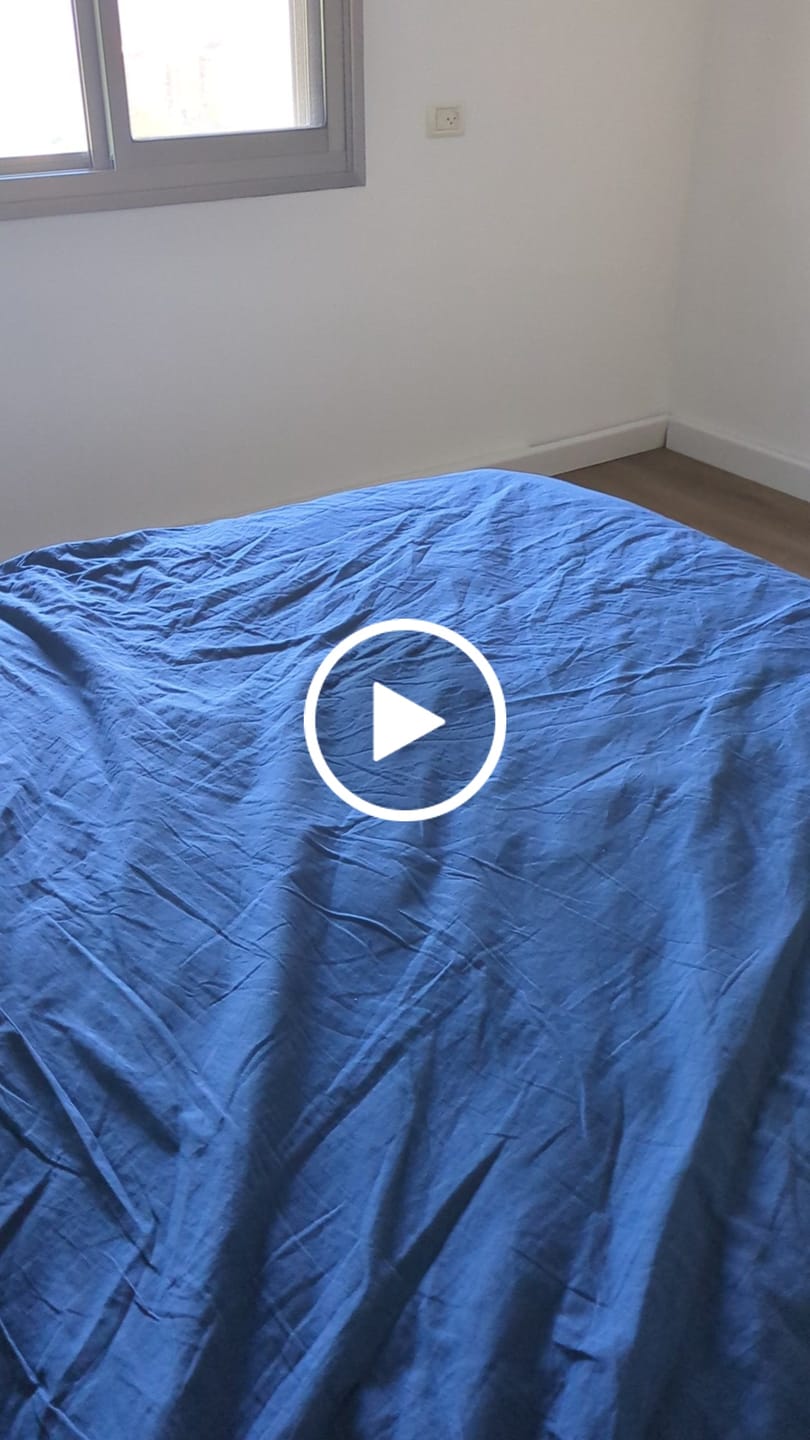 Customer video review of ציפה לשמיכה פרימיום כותנה 300 - DarkBlue