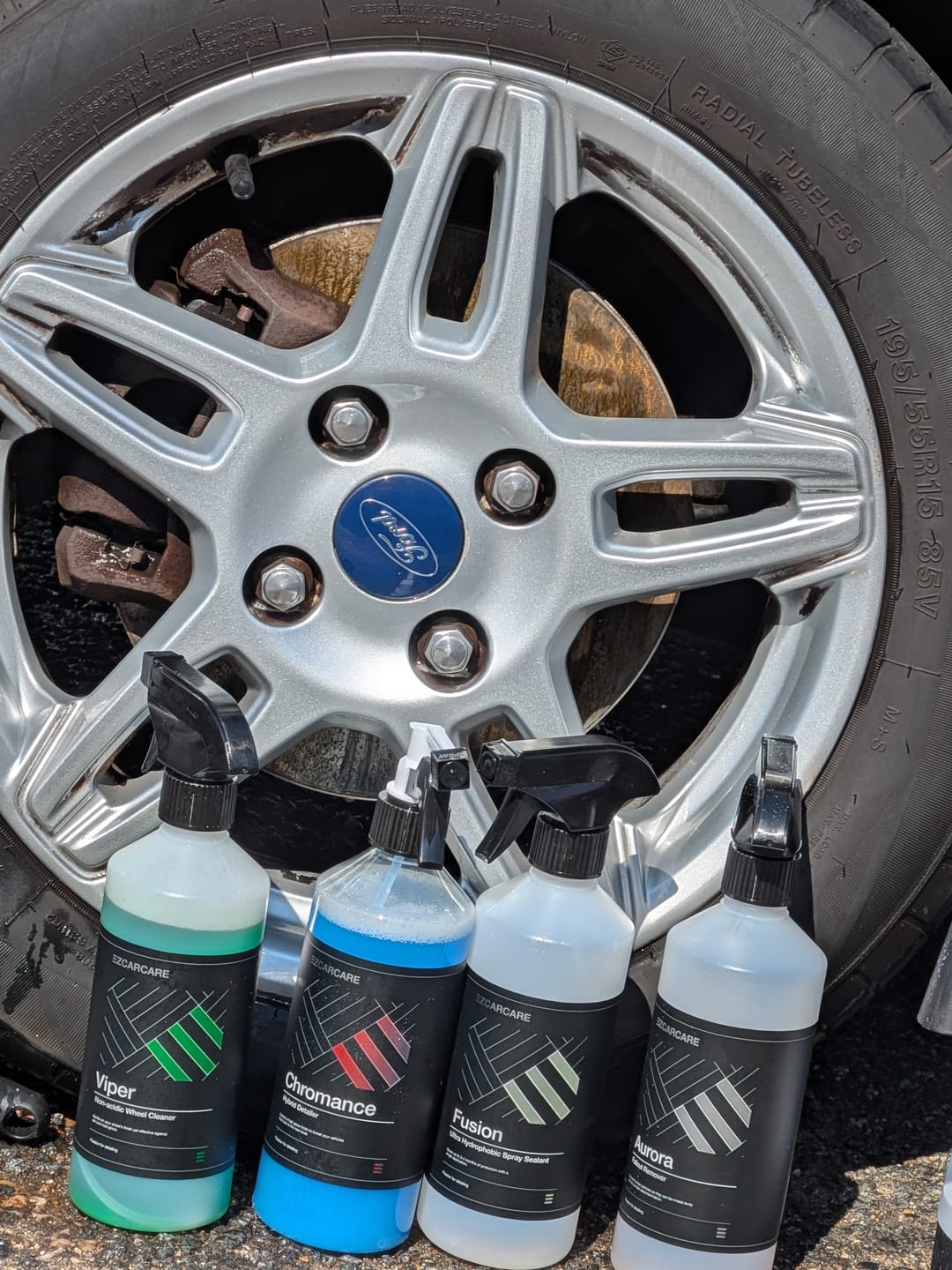 Customer photo review of Viper - Non-acidic Wheel Cleaner