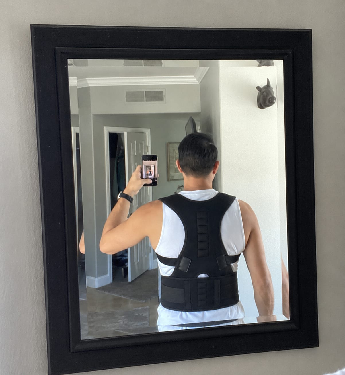 Customer photo review of OrthoRise Posture Corrector