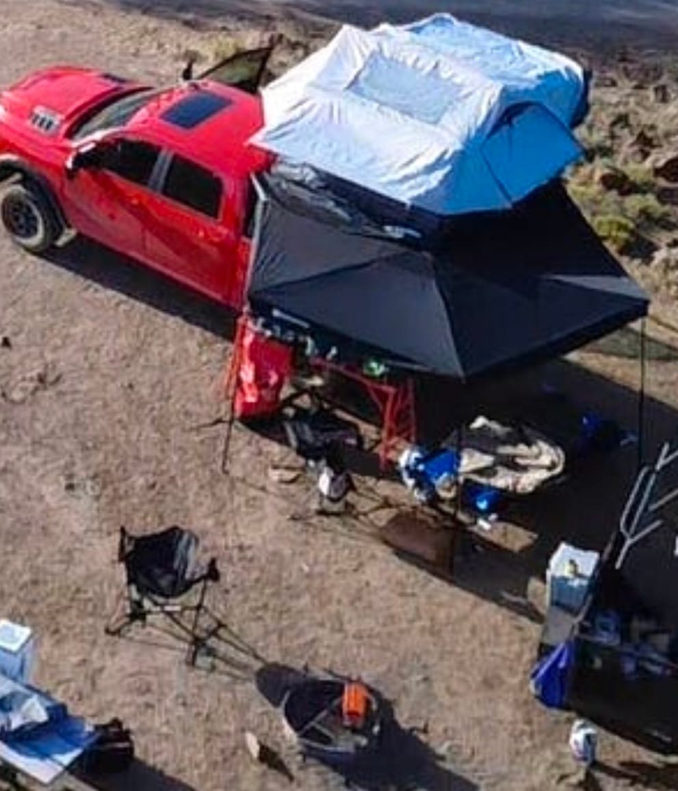 Customer photo review of OPENROAD  270 Free Standing Awning for Camping-Adventure Series